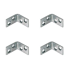 Right Angle Metal L Bracket 25×16mm Corner Brace Fixing Support Repair Bracket x4