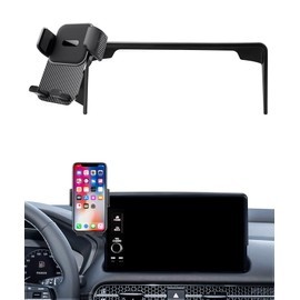 LAUFITMT - Soporte para teléfono de coche para Honda CR-V 2023-2025 / Honda HR-V 2023 2024 2025, accesorios de 7/9 pulgadas, clip fijo, soporte para teléfono celular, manos libres, rotación de 360