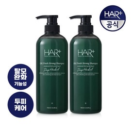 Ofresh Deep Herbal Strong Shampoo 700mlX2 Hair Loss Symptoms Relief Oily Scalp Care Cooling / 오프레시 딥 허벌 스트롱 샴푸 700mlX2개 탈모증상완화지성두피케어쿨링