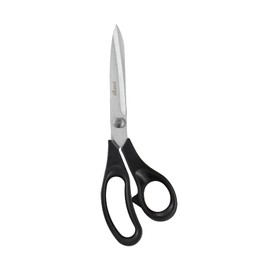 LIVINGO 10.5” Bent Fabric Scissors, Stainless Steel Heavy Duty Sharp Sewing Shears for Tailor Sewing Crafting Cutting Cloth, Leather, Paper