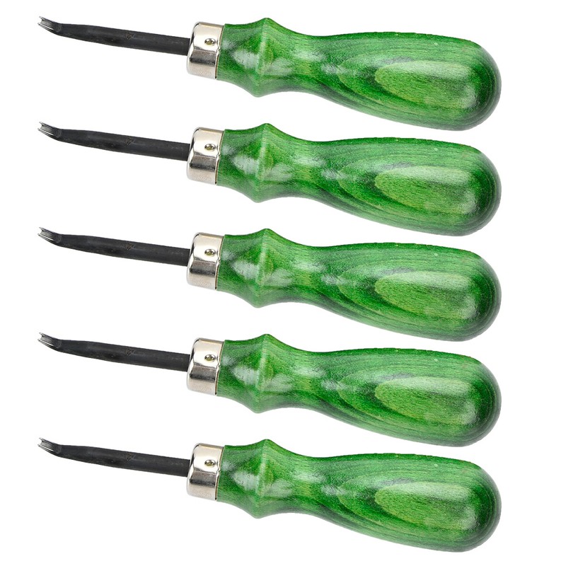 0.6mm-1.4mm Professional Beveler DIY Accessory Leather Craft Edge Cutting Tool