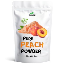 Peach Powder 8 oz, Natural Peach Powder for Baking, Tea, Glaze, Yogurt, Smoothie, Ice Cream
