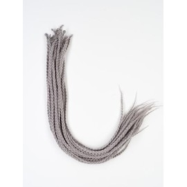 DreadLab - Box Braids Pre-Looped Senegalese Twists Single Ended (24"/ 60cm) (#39 Silver Grey)
