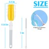 INVODA Bottle Brush 4Pack Long Handle Cup Cleaner Brush Whit