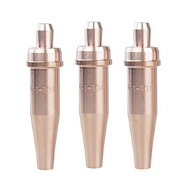 0-1-101,1-1-101,2-1-101 Acetylene Cutting Tips Compatible with Victor Style Heavy Duty Torch,Pack of 3