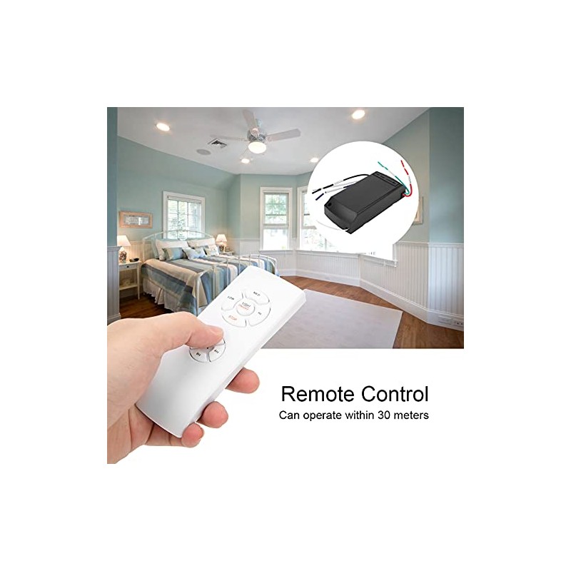 Atyhao Universal Ceiling Fan Remote Control Kit, Wireless Remote Control