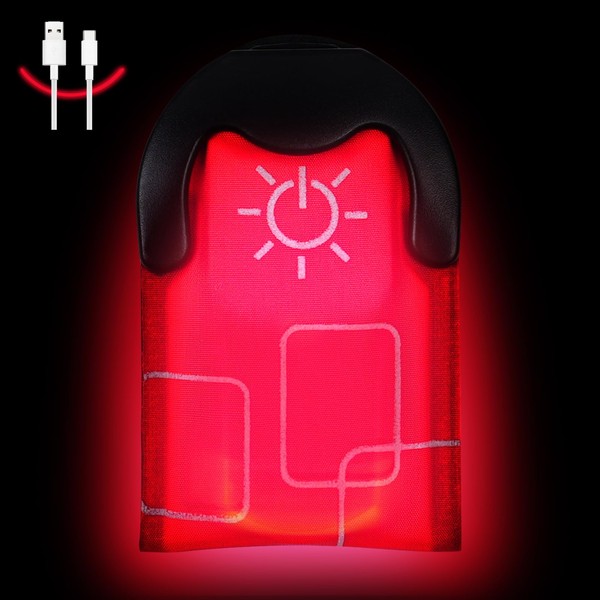 Flintronic Reflective Running Gear Set, Magnetic LED Clip Lights, Rechargeable