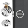 Foppla Round Recessed Door Lock 304 Stainless Steel Hidden Recessed