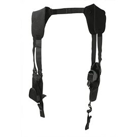 Uncle Mike's Off-Duty and Concealment Pro-Pak Kodra Nylon Vertical Shoulder Holster (Black, Size 1, Right Hand)
