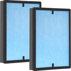 2 Pack AP1002 H13 True HEPA Replacement Filter AP1002-RF, Compatible with AIRTOK AP1002 Air Purifier