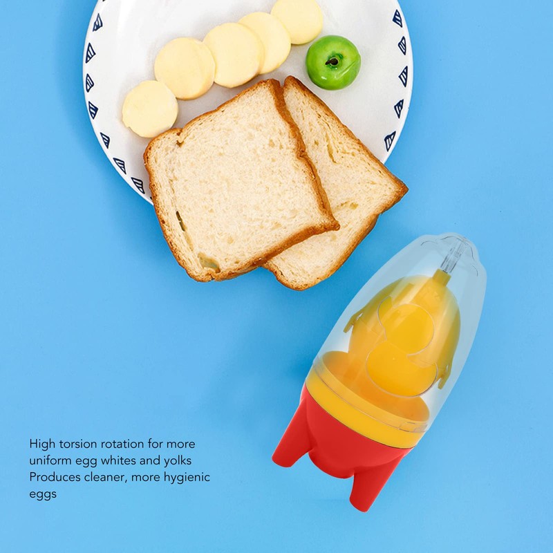 Egg Spinner for Boiled Golden Eggs, Hand Powered Egg White