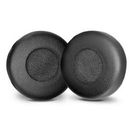 Evolve 65 Ohrpolster Ersatz, Ohrpolster für Jabra Evolve 20 20se 30 30II 40 65 65+/ Evolve 20SE 20UC 20MS 30US 30MS 30II 40UC 40MS 65UC 65MS Kopfhörer Protein Leder Ersatz Ohrpolster (1 Paar)