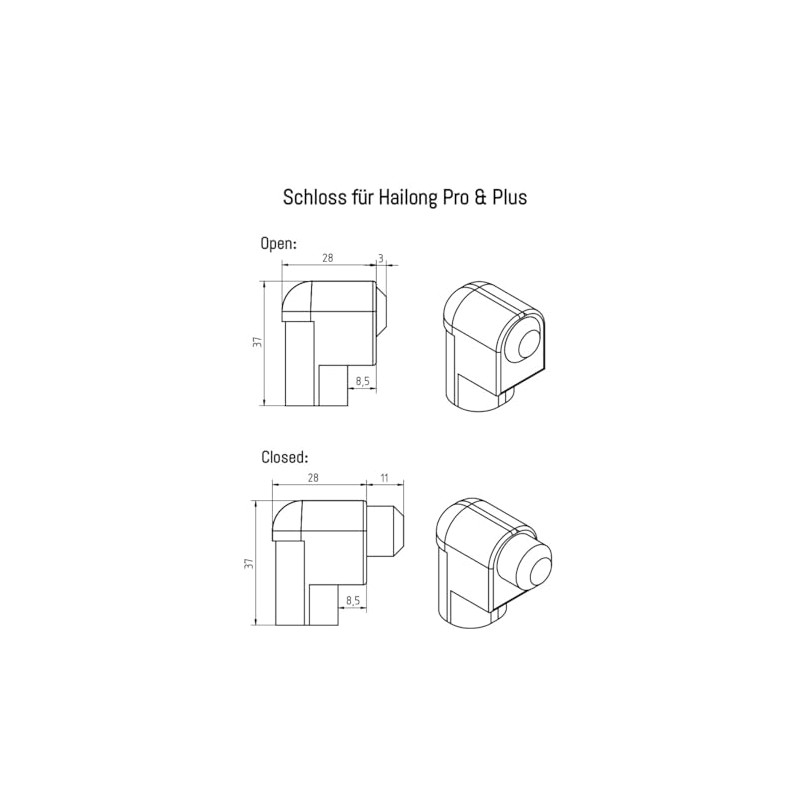 windmeile | Lock for Hailong Pro (52 Cells) and Hailong
