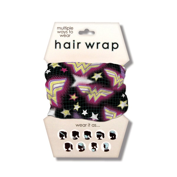 Spoontiques Hair and Face Wraps - Multifunctional Bandanna - Headband - Scarf - Neck Gaiter- Balaclava - Wonder Woman