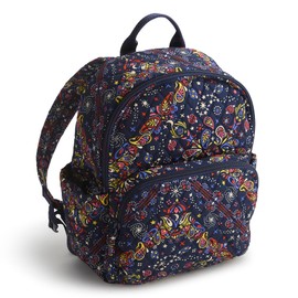 Vera Bradley Premium Cotton Small Banbury Backpack, Starry Paisley