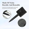 30Pcs Nylon Archery Target Pins,Reusable Black Target Nails for Paper,EVA