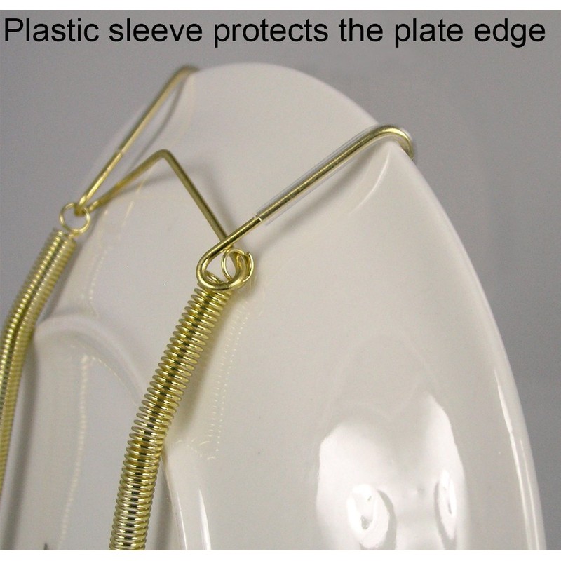 Creative Hobbies® Deluxe Plate Display Hangers, Spring Style - Assembled