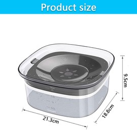 Large No Spill Dog Water Bowl – Slow Drinking, Spill-Proof Pet Dispenser with Transparent Design, Anti-Splash Feeder for Dogs & Cats, Mess-Free & Travel Friendly