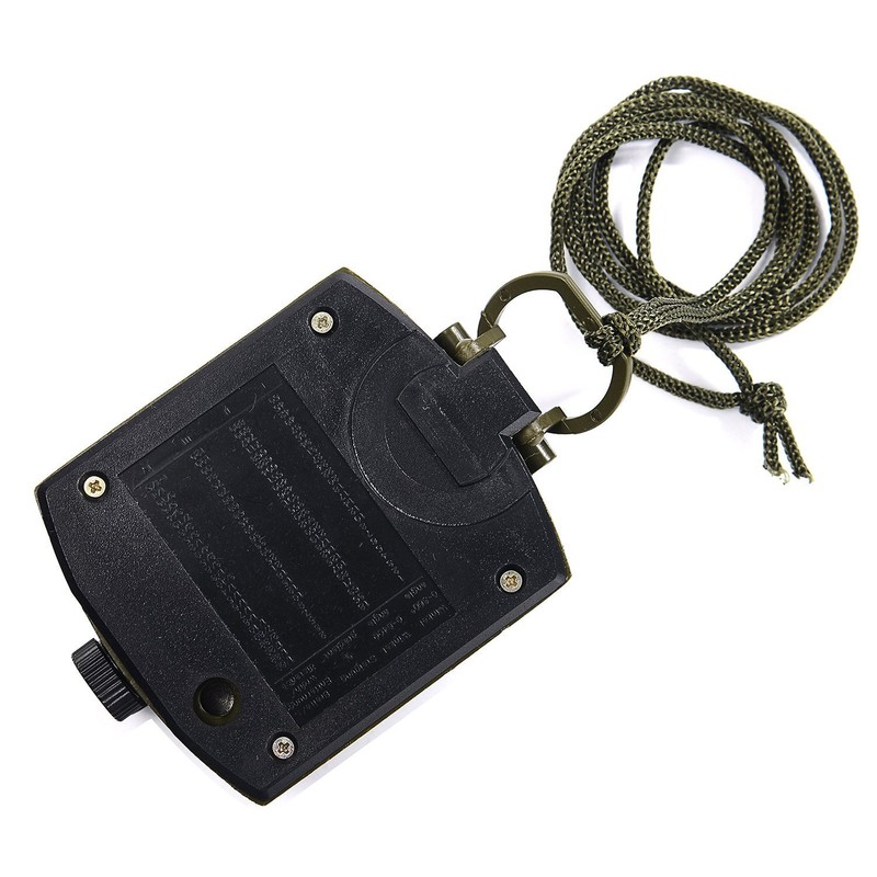 GWHOLE Kompass Militär Marschkompass mit Tasche für Camping, Wanderung, deutsche