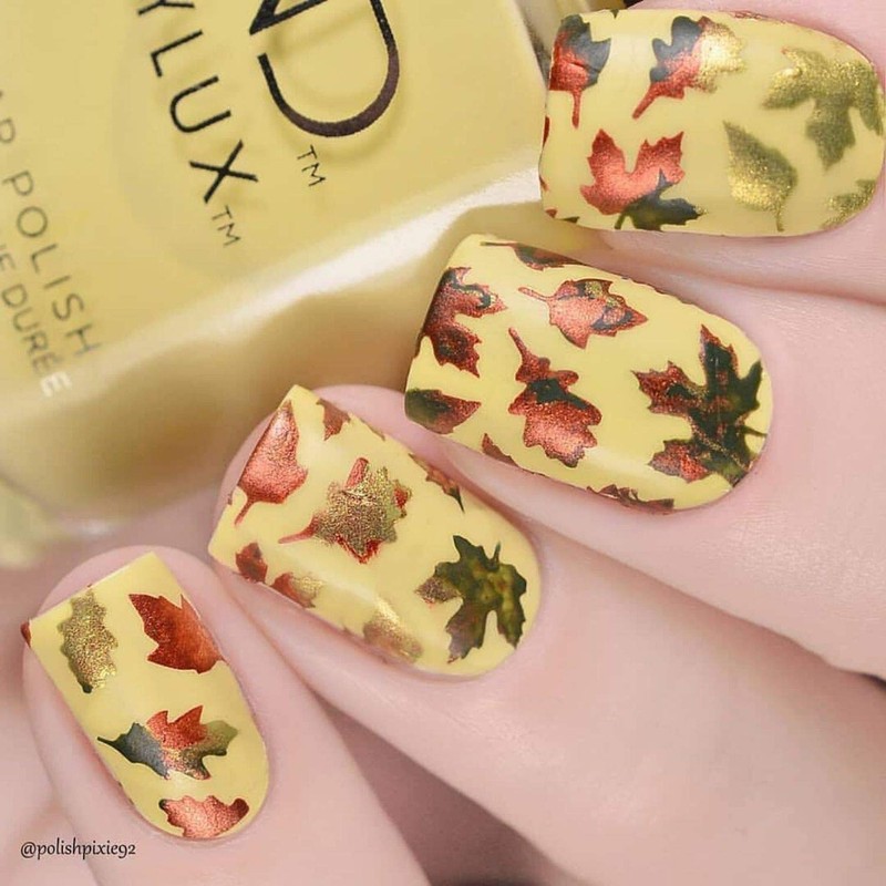 Whats Up Nails - Fall Vinyl Stencils for Nail Art