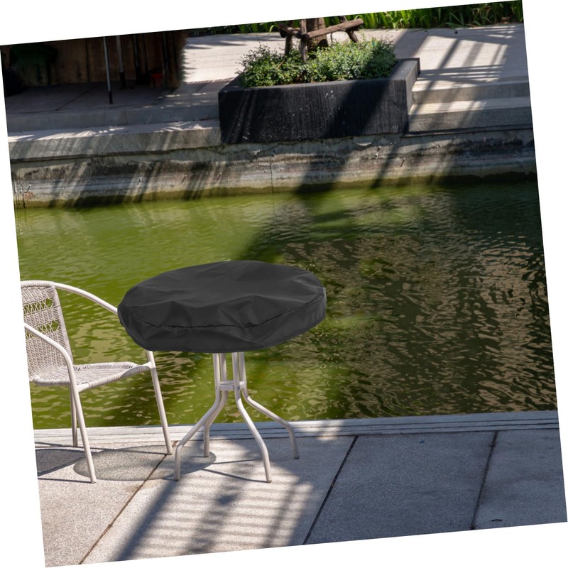 Levemolo Outdoor Round Fire Pit Cover Heavy Duty BBQ Grill