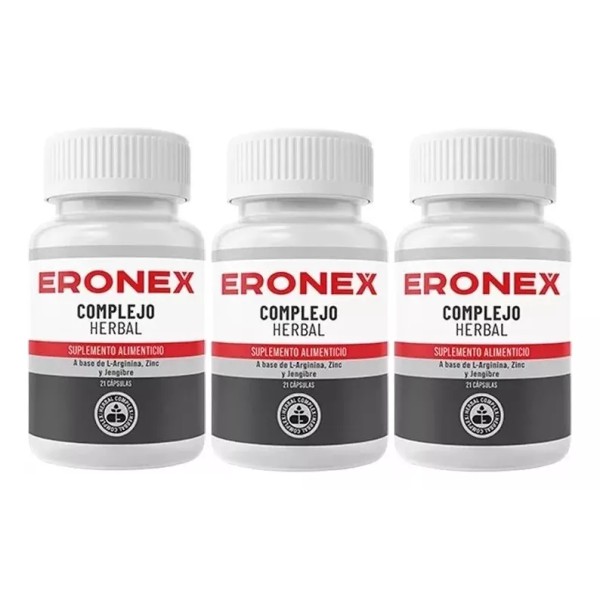 ERONEX 3 Pack Eronex Complejo Herbal Salud  20caps Sfn 3 Pack