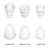 Triple Flange Eartips Soft Silicone Replacement Earbud Tips Fit for