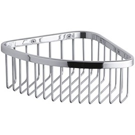 KOHLER 1896-S Shower Basket, Medium, Polished Stainless