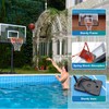 Aimking Portable Basketball Hoop Outdoor System with 44 Inch Shatterproof