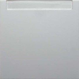 Hager S1 – Key with Porta ROTULO for Switch Polar White Brightness