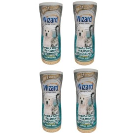 Wizard Lot Of 4 Wizard Carpet & Room Pet Odor Deodorizer    21 Oz.