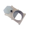 5" OD Self Cleaning No Clog Aluminum Blast Gate Cut