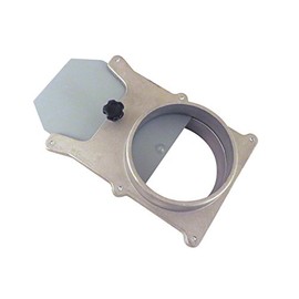 5" OD Self Cleaning No Clog Aluminum Blast Gate Cut Off Valve for Dust Collection System ABG5