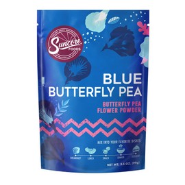Suncore Foods Suncore Foods Blue Butterfly Pea Powder, Blue Food Coloring Powder, Gluten-Free, Non-GMO, 3.5oz (1 Pack)