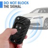 WORCAS Key Fob Case Carbon Fiber Pattern Silicone Cover Compatible