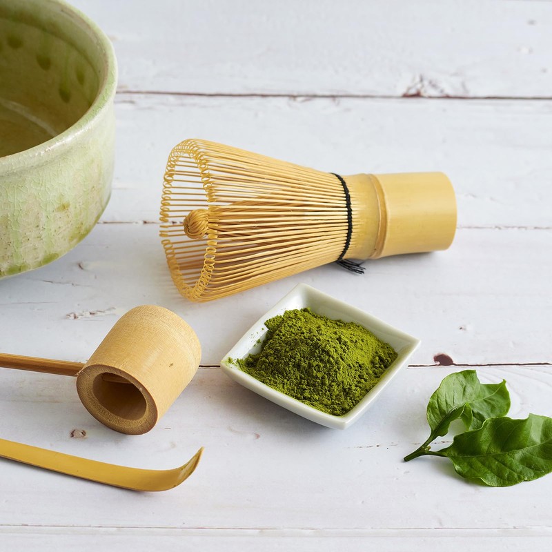 2Pcs Japanese Traditional Matcha Whisk, Handcrafted Bamboo Tea Stirrers, Traditional
