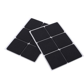 Non Slip Furniture Pads for Hardwood Floors Furniture Stoper, Rubber Table Stopper Pad Multi-Slot Non-Slip Furniture Foot Mat Bed Stopper Pad for Sofa, Table, Chair