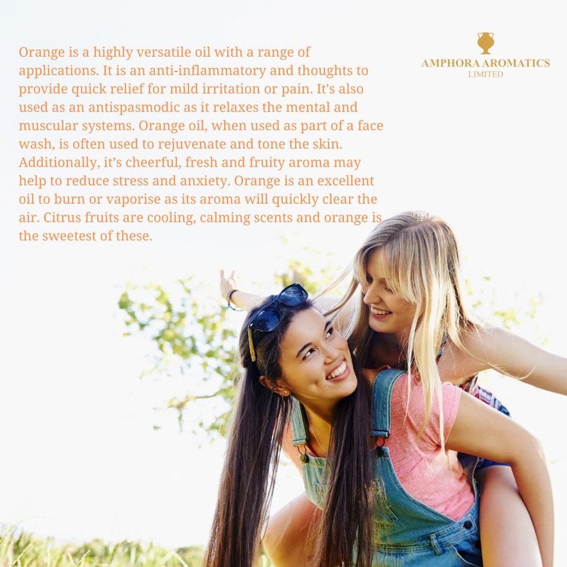 Amphora Aromatics Orange Essential Oil 10ml