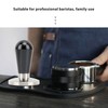 58mm Coffee Tamper Aluminium Alloy Ergonomic Handle Consistent Compression Coffee