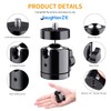 Tripod Mini Ball Head Mount with Removable 1/4" Hot Shoe