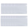 Pack of 12 Transparent Card Holders, Clear ID Card Protective