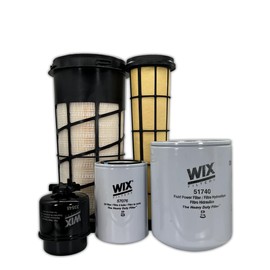 HERO Maintenance Filter Kit For John Deere 5055E Utility Tractor Filters Compatible With OEM RE282286 RE282287 RE519626 RE45864 RE60021 IT4