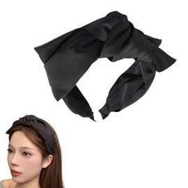 Headband, Ribbon, Hair Band, Stylish, Hair Accessory, Comb, Women's, Braided Hair Band, Secure, Anti-Slip, Bob, Hair Accessory, Cute, Satin, Thick, Hair Ornament, Hair Arrangement, Wide, Korean Style