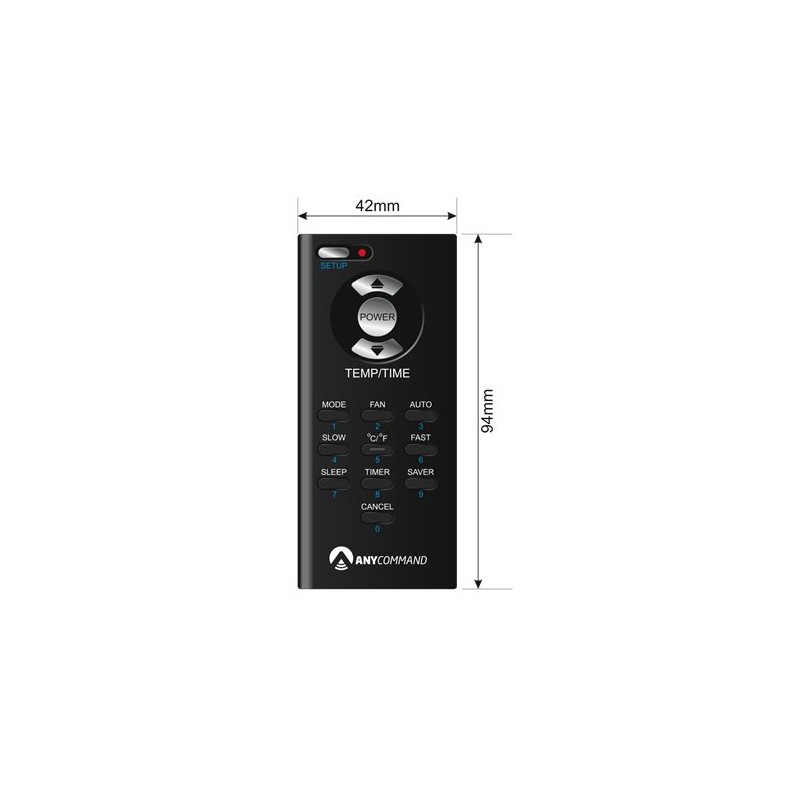 ANYCOMMAND Universal Air Conditioner Remote Control, AC Remote for Over
