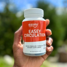 Easey Series Blood Pressure & Circulation Support Herbal Supplement, 120 Caps