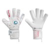 Elite Pulsar 8 Goalkeeper Gloves, White, 3D Pattern, 4 mm