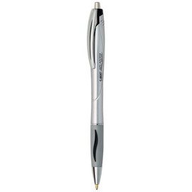 BIC Atlantis Metal Medium Ballpoint Pen (1.2mm) 2-Pack Blister, Black (VCGMTP21)