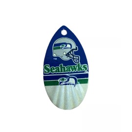 Seattle Seahawks Vintage Teardrop Spinner Christmas Tree Ornament