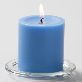 Richland® 3" X 3" Hand Poured Light Blue Pillar Candle