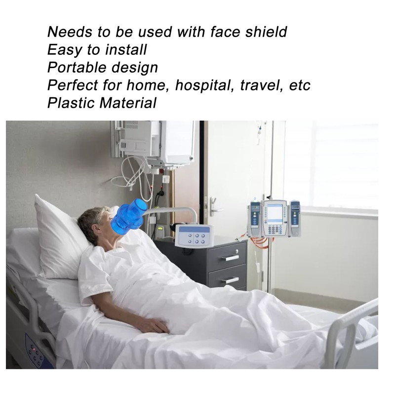 20pcs Professional Cardiopulmonary Resuscitation Face Shield Replacement One Way Valve